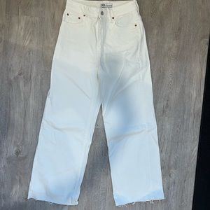Zara marine straight jeans